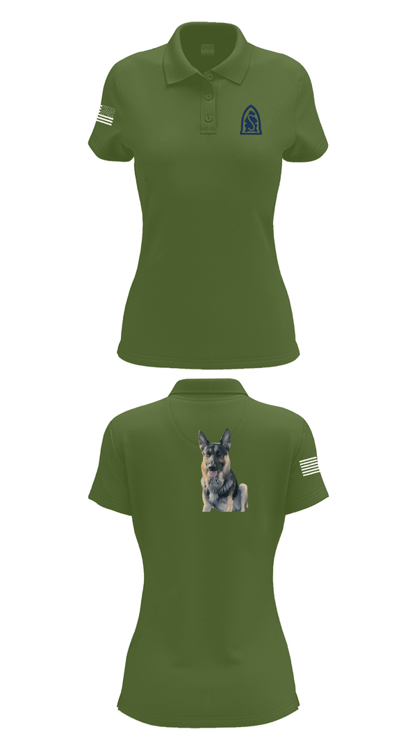 Womens Short Sleeve Performance Polo, 4-31 infantry battalion hotel company, Army, Teamtime, Team time, sublimation, custom sports apparel, team uniforms, spirit wear, spiritwear, sports uniforms, custom shirts, team store, custom team store, fundraiser sports, apparel fundraiser