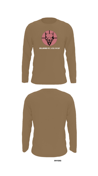 Long Sleeve Performance Shirt, Hellhound PLT, A CO, 2-8 CAV, , Teamtime, Team time, sublimation, custom sports apparel, team uniforms, spirit wear, spiritwear, sports uniforms, custom shirts, team store, custom team store, fundraiser sports, apparel fundraiser