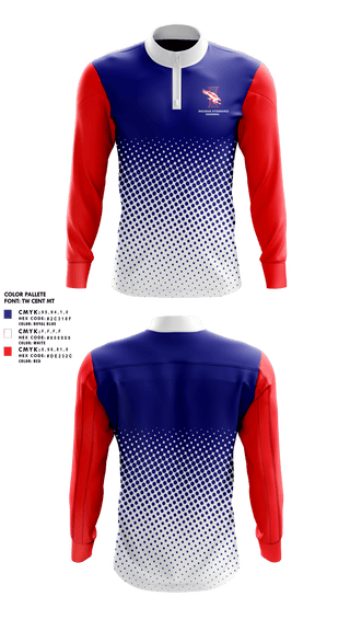 Quarter Zip Jacket, Ingomar Attendance Center (High School) Swimming, Swimming, Teamtime, Team time, sublimation, custom sports apparel, team uniforms, spirit wear, spiritwear, sports uniforms, custom shirts, team store, custom team store, fundraiser sports, apparel fundraiser