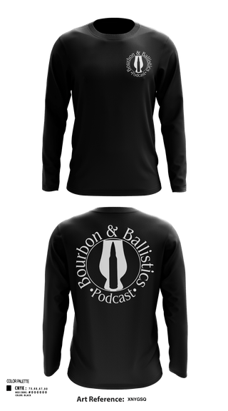 Long Sleeve Performance Shirt, Bpurbon and Ballistics Podcast, , Teamtime, Team time, sublimation, custom sports apparel, team uniforms, spirit wear, spiritwear, sports uniforms, custom shirts, team store, custom team store, fundraiser sports, apparel fundraiser