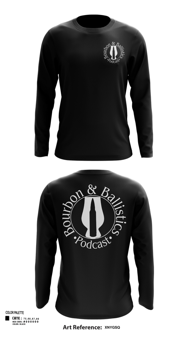 Long Sleeve Performance Shirt, Bpurbon and Ballistics Podcast, , Teamtime, Team time, sublimation, custom sports apparel, team uniforms, spirit wear, spiritwear, sports uniforms, custom shirts, team store, custom team store, fundraiser sports, apparel fundraiser