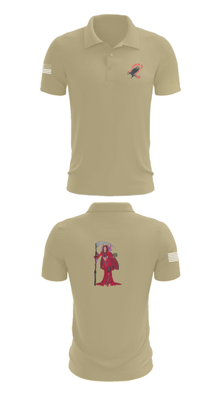 Short Sleeve Performance Polo, A Co. 152 BEB, Army, Teamtime, Team time, sublimation, custom sports apparel, team uniforms, spirit wear, spiritwear, sports uniforms, custom shirts, team store, custom team store, fundraiser sports, apparel fundraiser