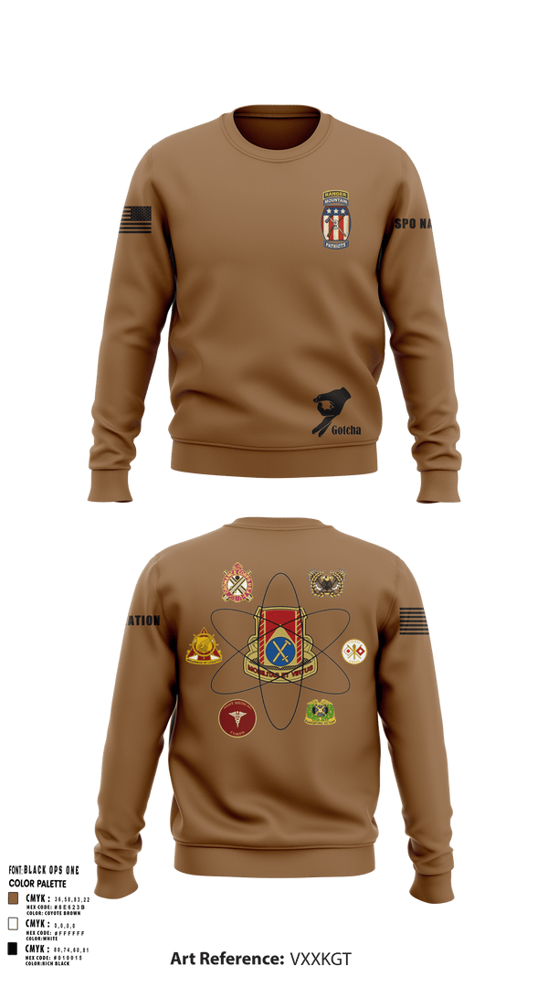 Crew Neck Sweatshirt, SPO Nation, Army, Teamtime, Team time, sublimation, custom sports apparel, team uniforms, spirit wear, spiritwear, sports uniforms, custom shirts, team store, custom team store, fundraiser sports, apparel fundraiser