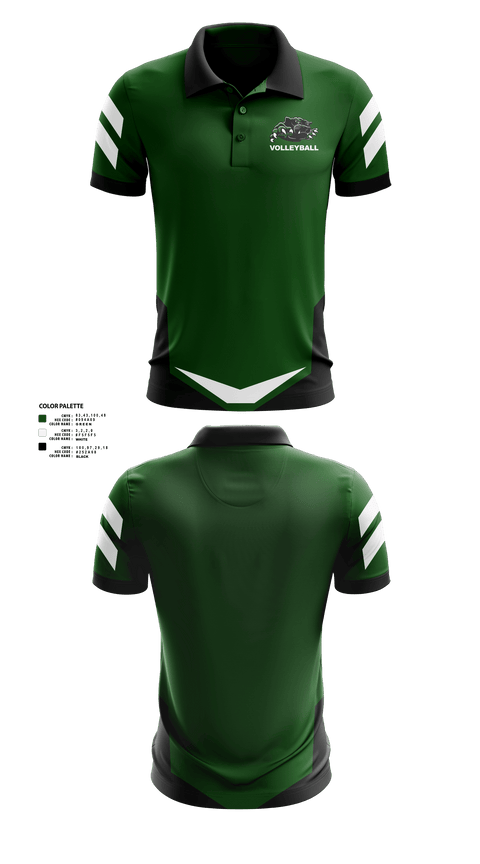Short Sleeve Performance Polo, Panthers Volleyball, Women's Volleyball, Teamtime, Team time, sublimation, custom sports apparel, team uniforms, spirit wear, spiritwear, sports uniforms, custom shirts, team store, custom team store, fundraiser sports, apparel fundraiser