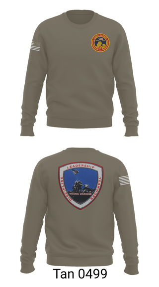 Crew Neck Sweatshirt, Lancaster County Young Marines, Marines, Teamtime, Team time, sublimation, custom sports apparel, team uniforms, spirit wear, spiritwear, sports uniforms, custom shirts, team store, custom team store, fundraiser sports, apparel fundraiser