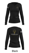Fermin Electrical Solutions 82376391 Women's Long Sleeve V-neck Shirt -1 35