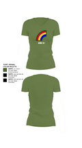 42nd ID 48314623 Women's Short Sleeve V-neck Shirt - 44