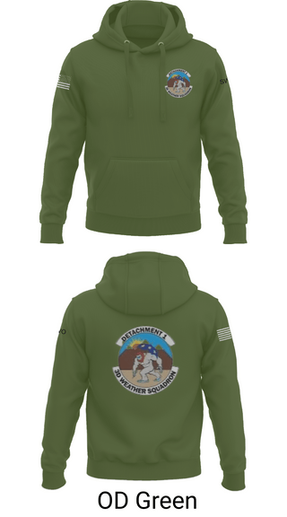 Hoodie, Detachment 1, 3rd Combat Weather Sqd, Air Force, Teamtime, Team time, sublimation, custom sports apparel, team uniforms, spirit wear, spiritwear, sports uniforms, custom shirts, team store, custom team store, fundraiser sports, apparel fundraiser