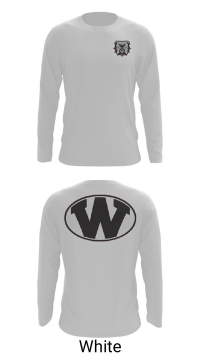Wheeler County Middle School Softball 81804266 Long Sleeve Performance Shirt - 4