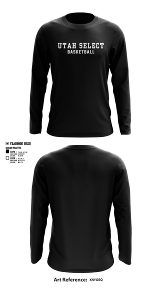 Long Sleeve Performance Shirt, Utah Select Basketball, Cheer, Teamtime, Team time, sublimation, custom sports apparel, team uniforms, spirit wear, spiritwear, sports uniforms, custom shirts, team store, custom team store, fundraiser sports, apparel fundraiser