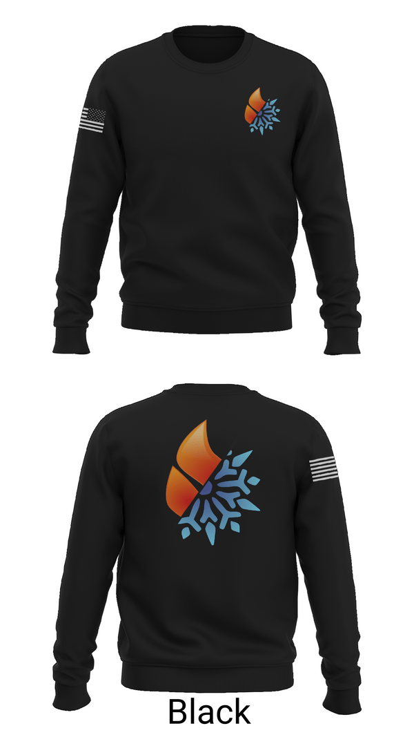Crew Neck Sweatshirt, Pointer services hvac, , Teamtime, Team time, sublimation, custom sports apparel, team uniforms, spirit wear, spiritwear, sports uniforms, custom shirts, team store, custom team store, fundraiser sports, apparel fundraiser