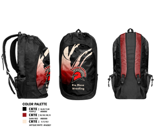 Gear Bag, Rio Mesa, Wrestling, Teamtime, Team time, sublimation, custom sports apparel, team uniforms, spirit wear, spiritwear, sports uniforms, custom shirts, team store, custom team store, fundraiser sports, apparel fundraiser