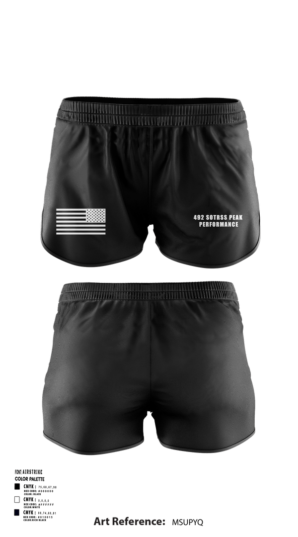 Ranger Panties, 492 SOTRSS Peak Performance, Air Force, Teamtime, Team time, sublimation, custom sports apparel, team uniforms, spirit wear, spiritwear, sports uniforms, custom shirts, team store, custom team store, fundraiser sports, apparel fundraiser