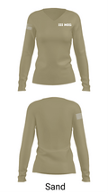 III MIG 21308092 Women's Long Sleeve V-neck Shirt - 97