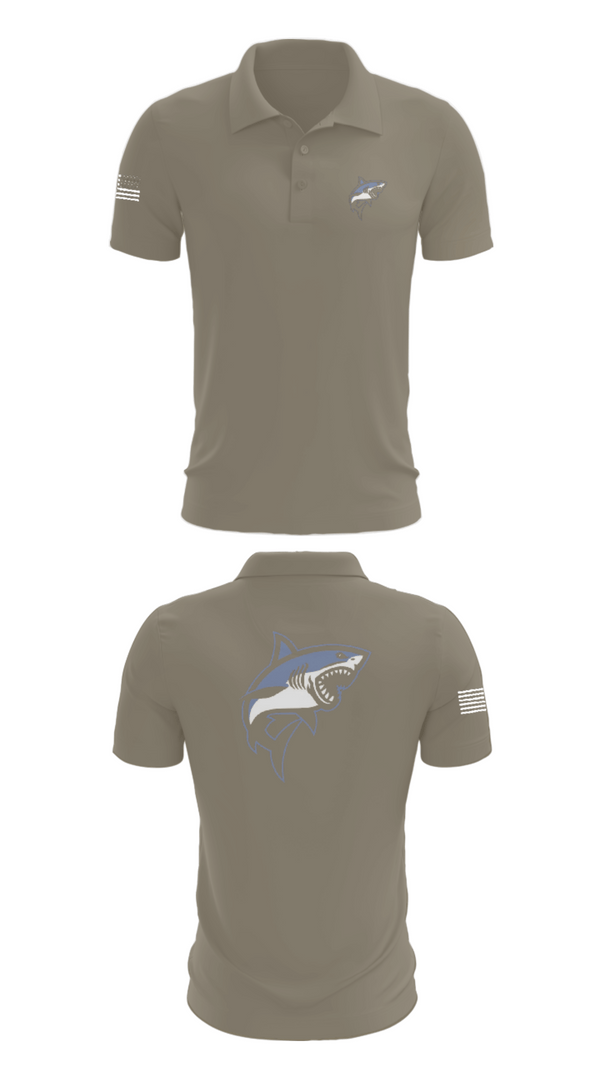 Short Sleeve Performance Polo, Great white guns, Marines, Teamtime, Team time, sublimation, custom sports apparel, team uniforms, spirit wear, spiritwear, sports uniforms, custom shirts, team store, custom team store, fundraiser sports, apparel fundraiser