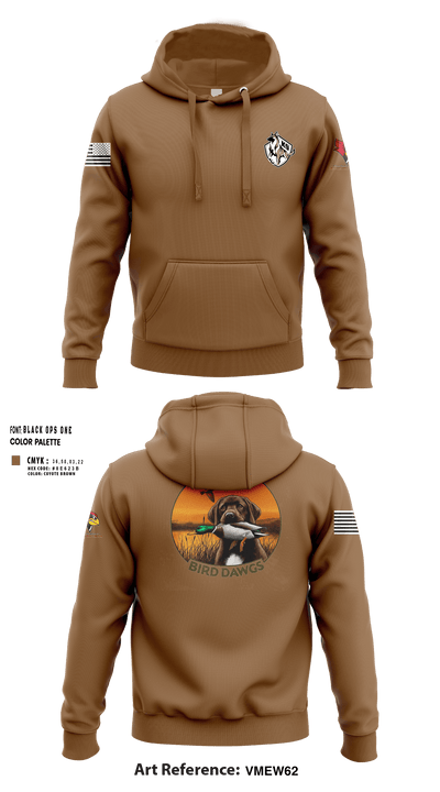 Bird dawgs Hoodie - 255