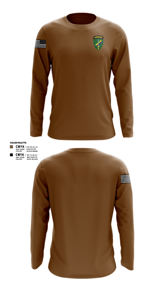 Long Sleeve Performance Shirt, CAT 4111, Army, Teamtime, Team time, sublimation, custom sports apparel, team uniforms, spirit wear, spiritwear, sports uniforms, custom shirts, team store, custom team store, fundraiser sports, apparel fundraiser