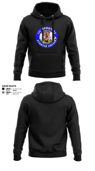 Hoodie, Lil' Shooters Starter Soccer, Men's Soccer, Teamtime, Team time, sublimation, custom sports apparel, team uniforms, spirit wear, spiritwear, sports uniforms, custom shirts, team store, custom team store, fundraiser sports, apparel fundraiser