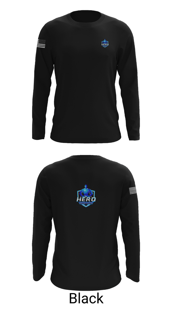 Long Sleeve Performance Shirt, Hero Cooling & Heating, , Teamtime, Team time, sublimation, custom sports apparel, team uniforms, spirit wear, spiritwear, sports uniforms, custom shirts, team store, custom team store, fundraiser sports, apparel fundraiser