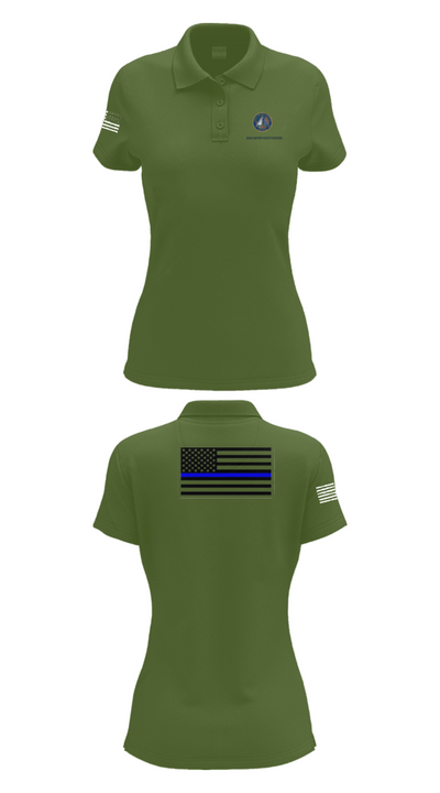 NAVAL SUPPORT ACTIVITY BETHESDA SECURITY FORCES 28838405 Women's Short Sleeve Performance Polo  - 52