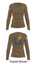 Georgia transformerGeorgia transformer 83211310 Women's Long Sleeve V-neck Shirt - 16