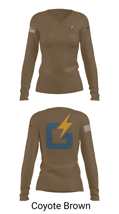 Georgia transformerGeorgia transformer 83211310 Women's Long Sleeve V-neck Shirt - 16
