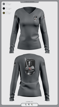 Gruppe Delta 55170090 Women's Long Sleeve V-neck Shirt -1 1