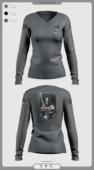 Womens Long Sleeve Vneck Shirt 1, Gruppe Delta, Police, Teamtime, Team time, sublimation, custom sports apparel, team uniforms, spirit wear, spiritwear, sports uniforms, custom shirts, team store, custom team store, fundraiser sports, apparel fundraiser