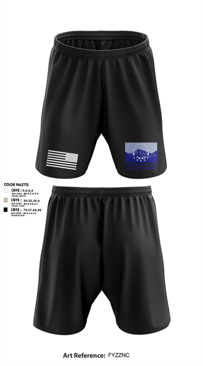 Bishop Paiute EMO/ Hazardous Fiels Reduction 49408789 Athletic Shorts With Pockets - 6