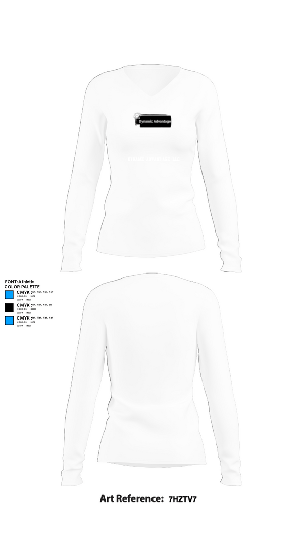 Womens Long Sleeve Vneck Shirt, Dynamic Advantage LLC, , Teamtime, Team time, sublimation, custom sports apparel, team uniforms, spirit wear, spiritwear, sports uniforms, custom shirts, team store, custom team store, fundraiser sports, apparel fundraiser