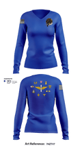 HHC/1-214 GSAB       Hellhounds 63761445 Women's Long Sleeve V-neck Shirt - 104