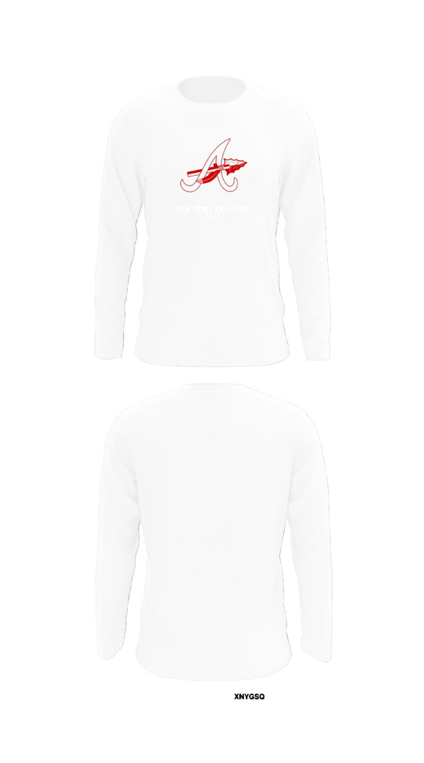 Long Sleeve Performance Shirt, Adair County High School Golf, Golf, Teamtime, Team time, sublimation, custom sports apparel, team uniforms, spirit wear, spiritwear, sports uniforms, custom shirts, team store, custom team store, fundraiser sports, apparel fundraiser
