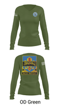 HHD, 415th Military Intelligence Battalion 84302898 Women's Long Sleeve V-neck Shirt -1 54