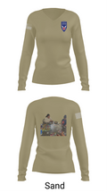 11th ABN DIV WO 32210325 Women's Long Sleeve V-neck Shirt - 97