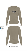 Baker 3-509th 3rd Plt 1st squad 60073036 Women's Long Sleeve V-neck Shirt - 62