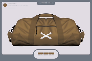 Duffle Bag, B BRTY 119th FA, National Guard, Teamtime, Team time, sublimation, custom sports apparel, team uniforms, spirit wear, spiritwear, sports uniforms, custom shirts, team store, custom team store, fundraiser sports, apparel fundraiser