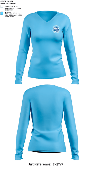 Womens Long Sleeve Vneck Shirt 1, Shooting Touch Boston Basketball, Women's Basketball, Teamtime, Team time, sublimation, custom sports apparel, team uniforms, spirit wear, spiritwear, sports uniforms, custom shirts, team store, custom team store, fundraiser sports, apparel fundraiser