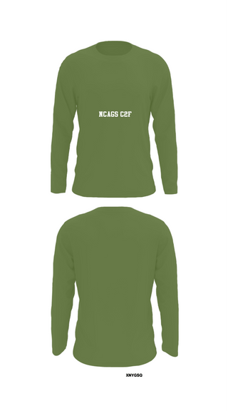 Long Sleeve Performance Shirt, NCAGS C2F, Navy, Teamtime, Team time, sublimation, custom sports apparel, team uniforms, spirit wear, spiritwear, sports uniforms, custom shirts, team store, custom team store, fundraiser sports, apparel fundraiser