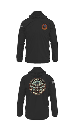 Windbreaker, MACS 24 ATC Detachment A, Marines, Teamtime, Team time, sublimation, custom sports apparel, team uniforms, spirit wear, spiritwear, sports uniforms, custom shirts, team store, custom team store, fundraiser sports, apparel fundraiser