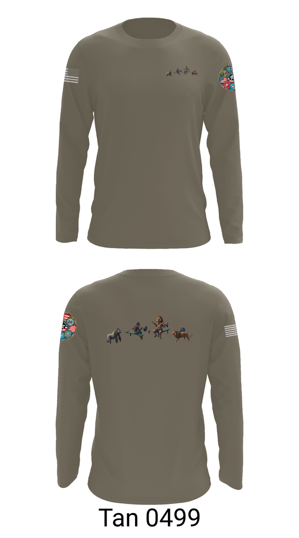 Long Sleeve Performance Shirt, One GYm, Marines, Teamtime, Team time, sublimation, custom sports apparel, team uniforms, spirit wear, spiritwear, sports uniforms, custom shirts, team store, custom team store, fundraiser sports, apparel fundraiser