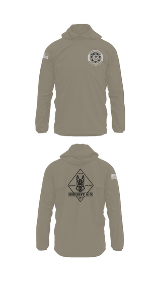 Windbreaker, GCSO K9, , Teamtime, Team time, sublimation, custom sports apparel, team uniforms, spirit wear, spiritwear, sports uniforms, custom shirts, team store, custom team store, fundraiser sports, apparel fundraiser