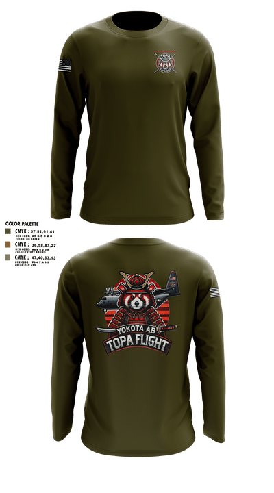 374 MDSS/TOPA 63351534 Long Sleeve Performance Shirt 108