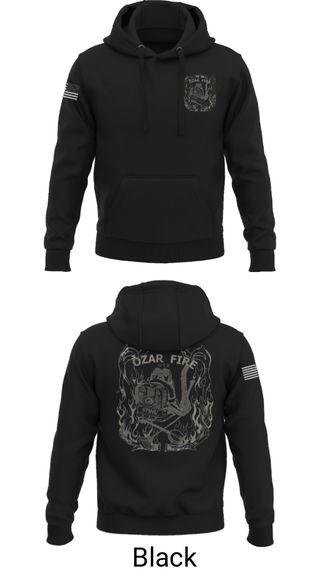 Hoodie, OZARK FIRE, Fire Department, Teamtime, Team time, sublimation, custom sports apparel, team uniforms, spirit wear, spiritwear, sports uniforms, custom shirts, team store, custom team store, fundraiser sports, apparel fundraiser