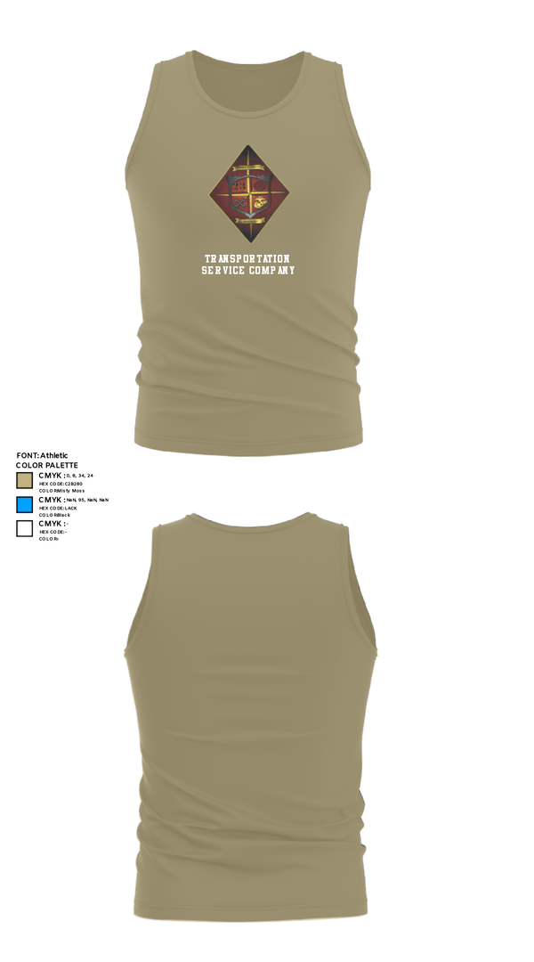 Tank Top, Transportation service company, Marines, Teamtime, Team time, sublimation, custom sports apparel, team uniforms, spirit wear, spiritwear, sports uniforms, custom shirts, team store, custom team store, fundraiser sports, apparel fundraiser