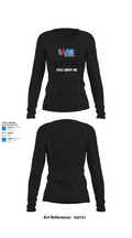 HVAC group Inc 7735982 Women's Long Sleeve V-neck Shirt - 34