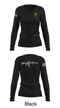 Miami shooting 59551904 Women's Long Sleeve V-neck Shirt - 35