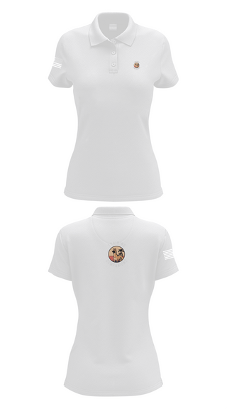 Womens Short Sleeve Performance Polo, Training Companions, , Teamtime, Team time, sublimation, custom sports apparel, team uniforms, spirit wear, spiritwear, sports uniforms, custom shirts, team store, custom team store, fundraiser sports, apparel fundraiser