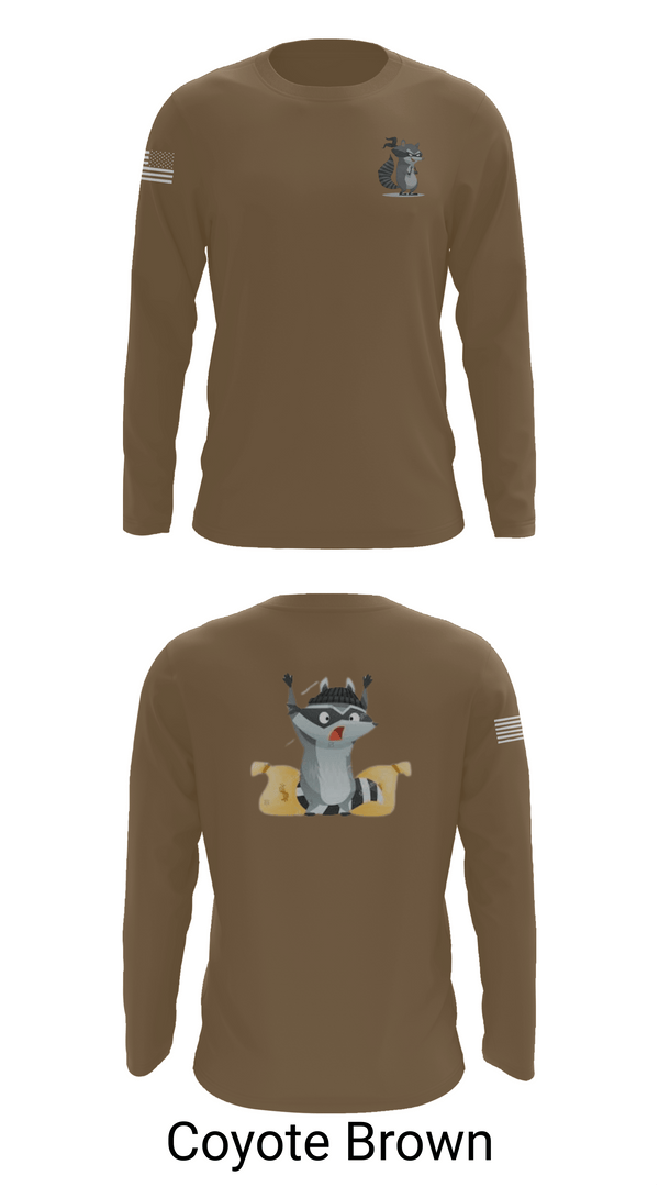 Long Sleeve Performance Shirt, 2-2 B Co., Army, Teamtime, Team time, sublimation, custom sports apparel, team uniforms, spirit wear, spiritwear, sports uniforms, custom shirts, team store, custom team store, fundraiser sports, apparel fundraiser