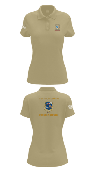 Women's Short Sleeve Performance Polo, 341st MSS, Air Force, Teamtime, Team time, sublimation, custom sports apparel, team uniforms, spirit wear, spiritwear, sports uniforms, custom shirts, team store, custom team store, fundraiser sports, apparel fundraiser