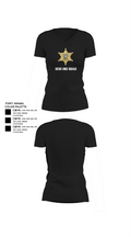 DCSO 2nd Squad 88139355 Women's Short Sleeve V-neck Shirt - 23